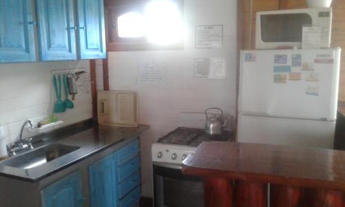 Dapur atau dapur kecil di Complejo Cascadas de Artalaz