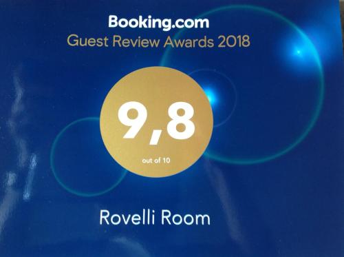zrzut ekranu nagród resetreview z pokojem theroxwell w obiekcie Rovelli Room w Bergamo
