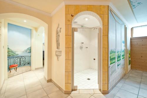 Koupelna v ubytování Hotel - Pension Fortuna