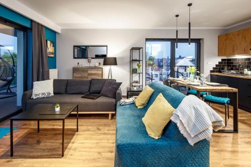 Posezení v ubytování Apartament Gardenia No.1