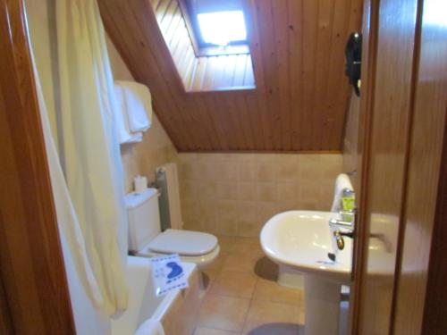 Koupelna v ubytování Hotel Las Nieves