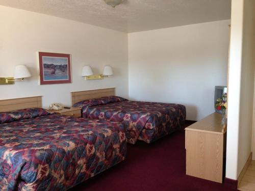 Krevet ili kreveti u jedinici u okviru objekta Bryce Way Motel