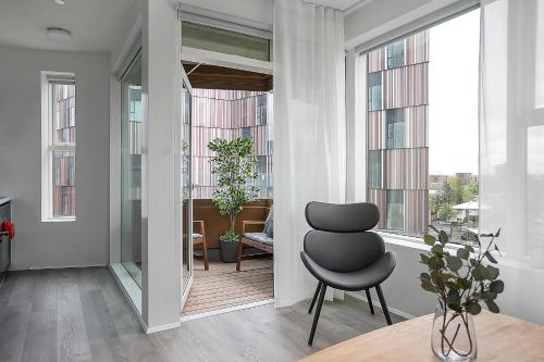 Un lugar para sentarse en Sif Apartments by Heimaleiga