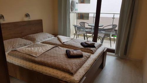 Postel nebo postele na pokoji v ubytování Apartman Horizont II - side sea view