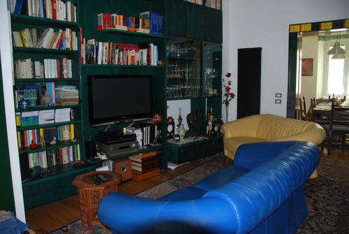 Knihovna v bed and breakfast