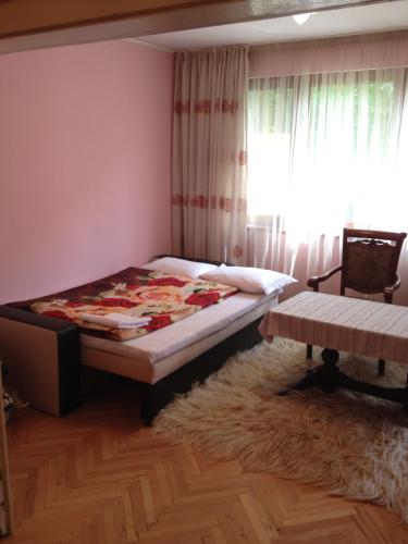 Postel nebo postele na pokoji v ubytování Apartment downtown