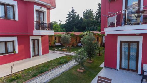an aerial view at Cilek Butik Hotel in Cesme