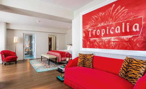 Χώρος καθιστικού στο Faena Hotel Miami Beach