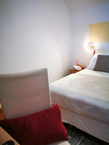 Ένα ή περισσότερα κρεβάτια σε δωμάτιο στο Guesthouse Samolov