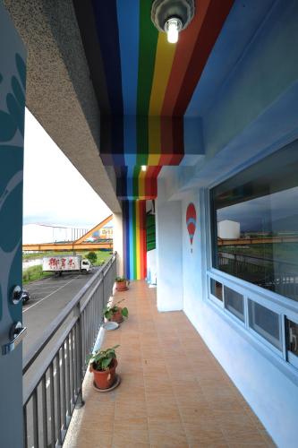 Un balcón o terraza en Yu Huangshan Yan Homestay