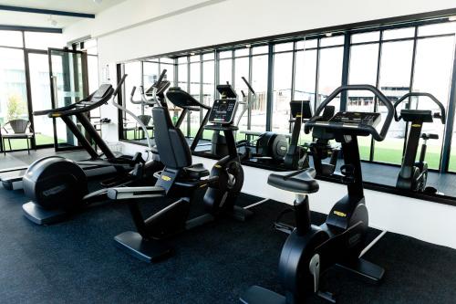 Fitness centrum a/nebo fitness zařízení v ubytování De Princess Hotel Udonthani