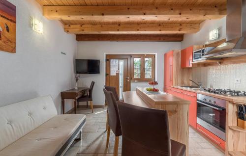 Kuchyň nebo kuchyňský kout v ubytování Apart Complex Villa Anja