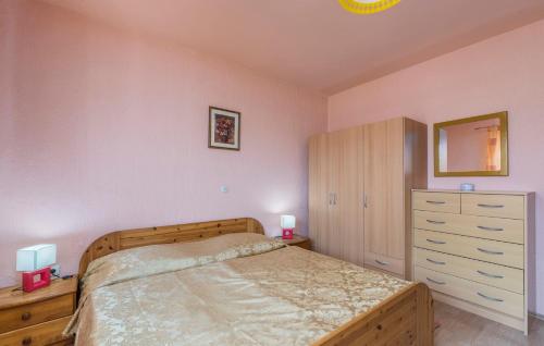 Postel nebo postele na pokoji v ubytování Apart Complex Villa Anja