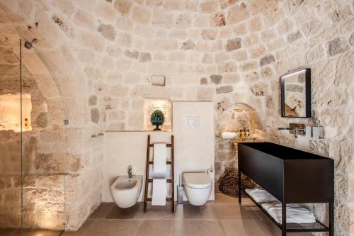 Koupelna v ubytování Lamia del Riccio