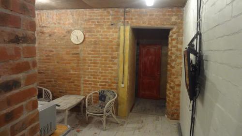TV a/nebo společenská místnost v ubytování Hostel v Dnepropetrovske Grunge
