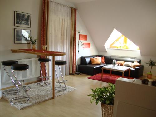 A seating area at Casa Anna