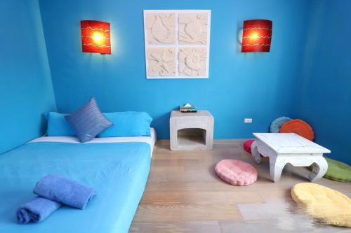Zona de estar de Kending Hai Zhi Lian B&B