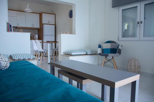 Χώρος καθιστικού στο Stella's Beach House