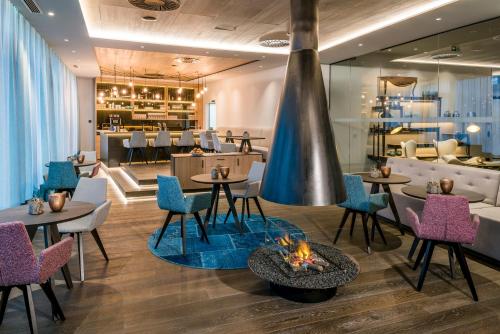 Гостиная зона в Hüttenhof - Wellnesshotel & Luxus-Bergchalets - Adults only