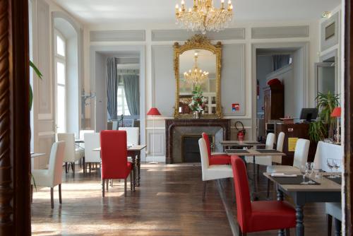 Χώρος καθιστικού στο Hôtel du Parc