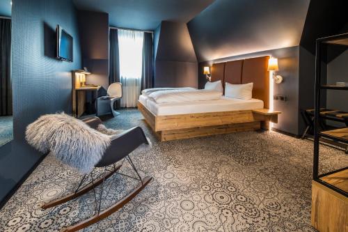 Postel nebo postele na pokoji v ubytování Hotel Rad