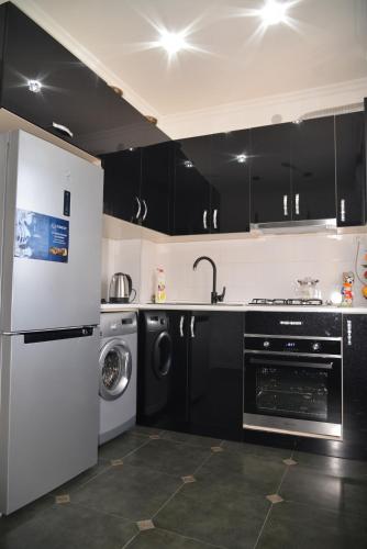 Kuchyň nebo kuchyňský kout v ubytování Anastasia Apartment