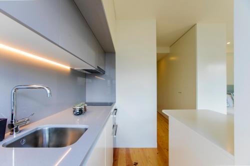 Køkken eller tekøkken på Casa São Lázaro