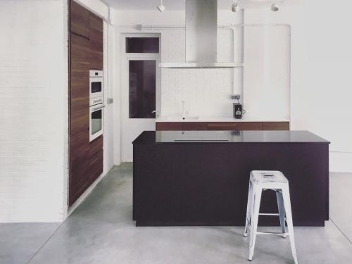 Kuchyň nebo kuchyňský kout v ubytování LOFT bed & breakfast