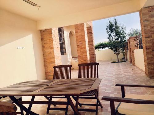 Balkón nebo terasa v ubytování الجبل الاخضر Isterahat AlJabel alakhdar