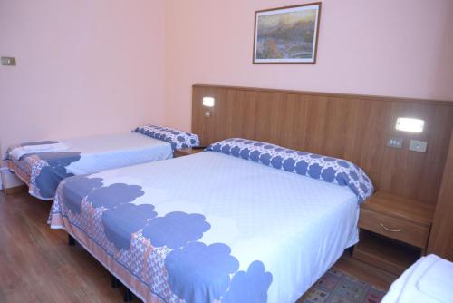 Posteľ alebo postele v izbe v ubytovaní Albergo Belvedere
