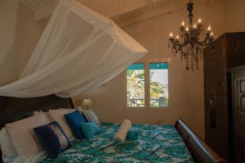 Ocean Blue Bonaire 객실 침대