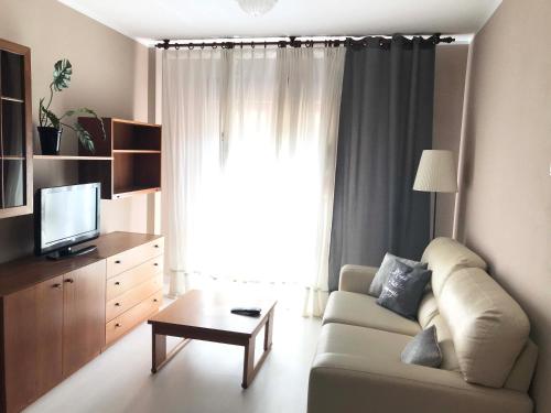 TV a/nebo společenská místnost v ubytování Pisos Centro Ribadesella