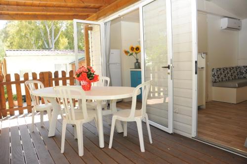Μπαλκόνι ή βεράντα στο Villaggio Camping Torre Salinas