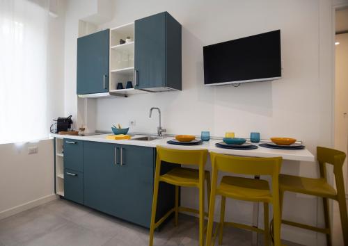 Dapur atau dapur kecil di Milano Navigli Apartment - Zona Tortona