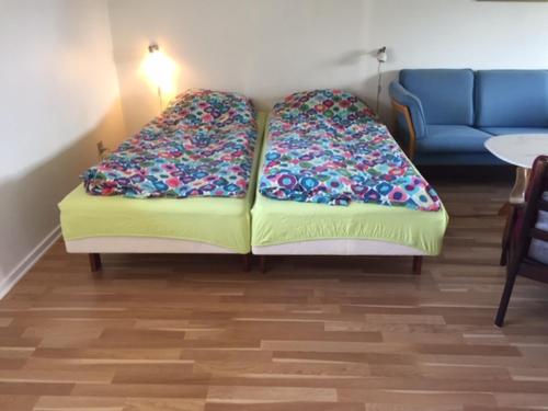 Кровать или кровати в номере Lynnerup B&B
