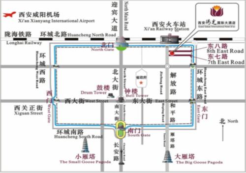Plan de l'établissement Grand Soluxe Hotel Xi'an