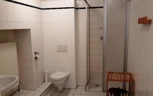 Koupelna v ubytování Stifts-Suite