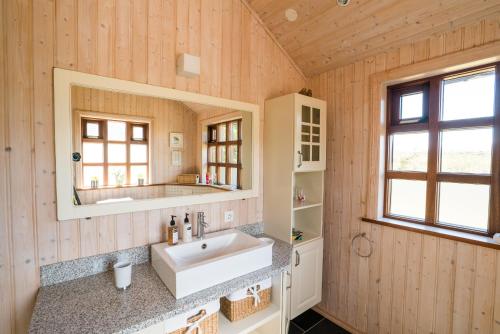Koupelna v ubytování Húsafell holiday homes