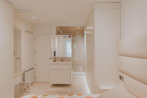 Phòng tắm tại Apartamento de Esther y Javi