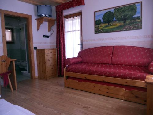 Posezení v ubytování Hotel Garnì Salvanel