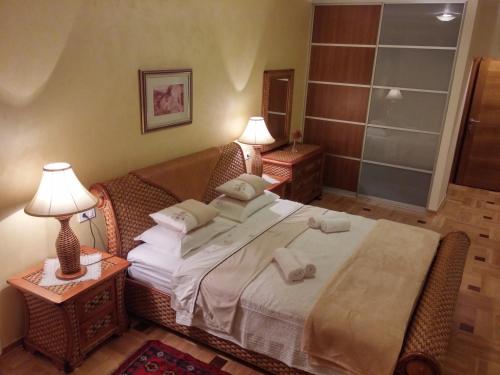 Posteľ alebo postele v izbe v ubytovaní Villa Vacanza