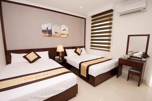 Katil atau katil-katil dalam bilik di Thăng Long Hotel II