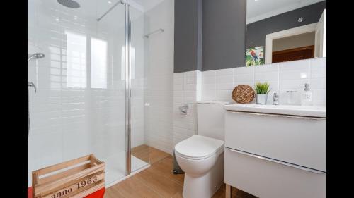 A bathroom at Apartamento semi-industrial palacio Castilla