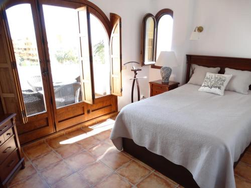 Posteľ alebo postele v izbe v ubytovaní Apartamento Panorama View, Panorama Park, Punta Prima, Torrevieja