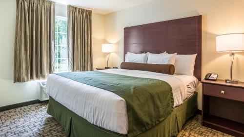 Ένα ή περισσότερα κρεβάτια σε δωμάτιο στο Cobblestone Hotel & Suites - Greenville