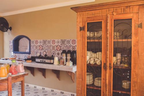 Η κουζίνα ή μικρή κουζίνα στο Pousada Canto da Vila