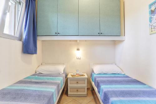 Кровать или кровати в номере VacanzaMareDUE 2 Residence