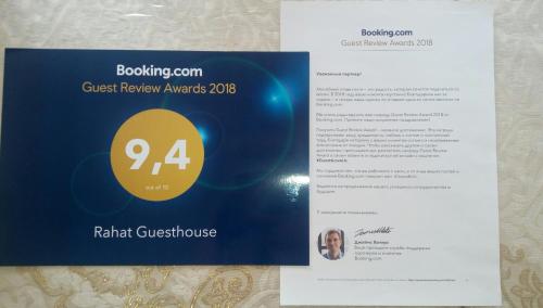 a brochure for a retreat course at a retreat house at Rahat Guesthouse in Dzhergalan