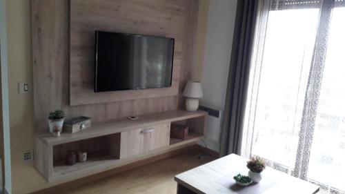 TV a/nebo společenská místnost v ubytování Apartman Nana Svetogorska 19 ,stan 17