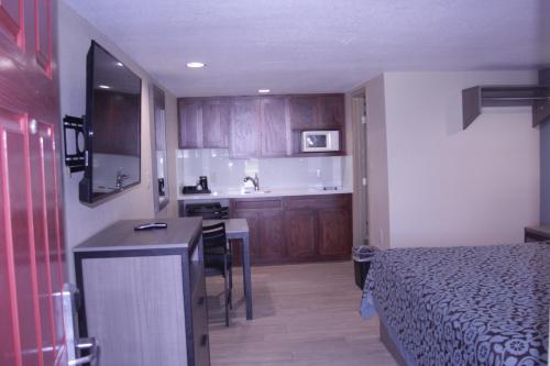 Η κουζίνα ή μικρή κουζίνα στο Americas Best Value Inn Port Aransas
